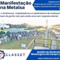 Manifestação na Metalsa